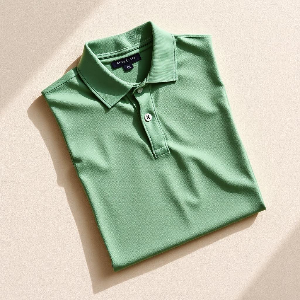 Sage Pique Polo
